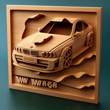 3D мадэль BMW 320si WTCC (STL)